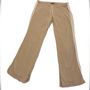 GAP Stretch Track Pants | Size Small | Olive Green Side Stripe Lounge pants